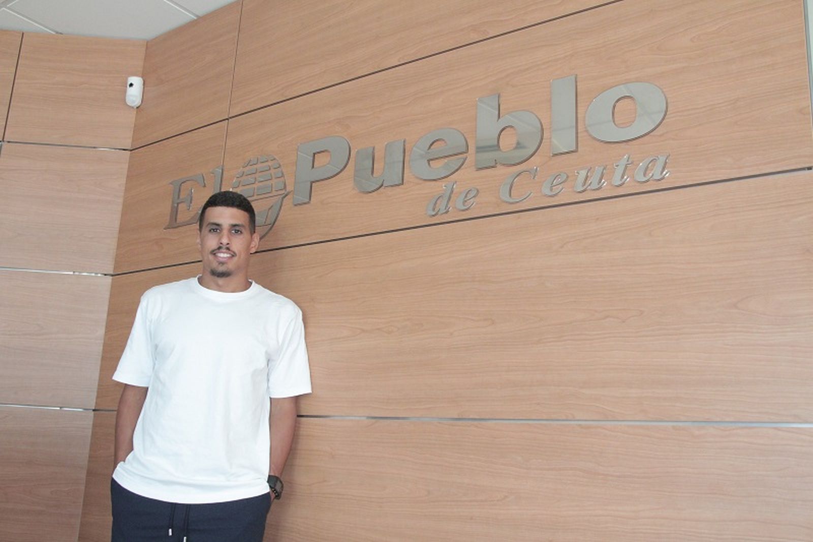 El jugador caballa, durante una visita a la redacción de EL PUEBLO. / FOTO archivo