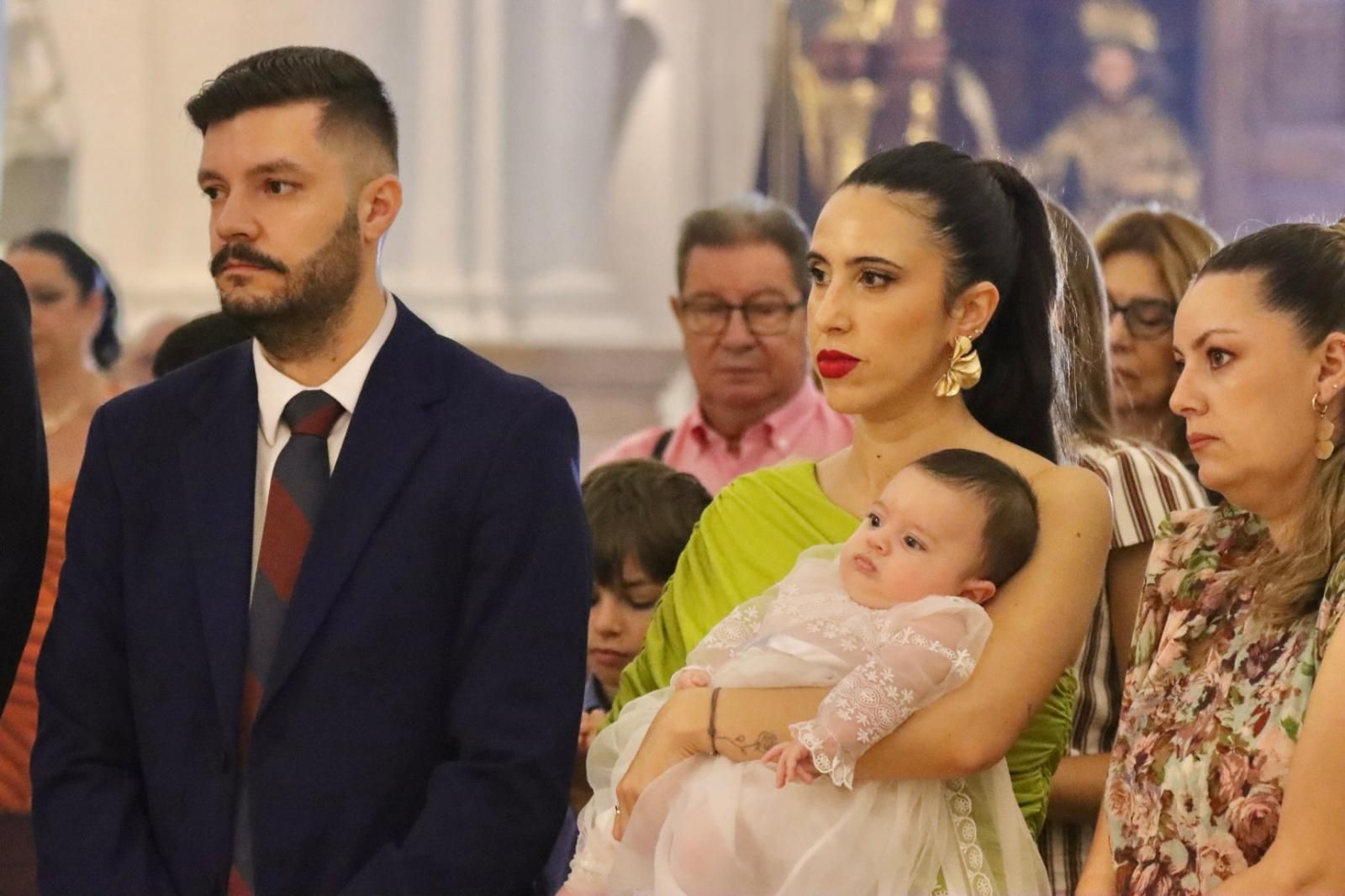 Gabriela, Manuel y Jimena reciben el Sacramento del Bautismo en el Santuario