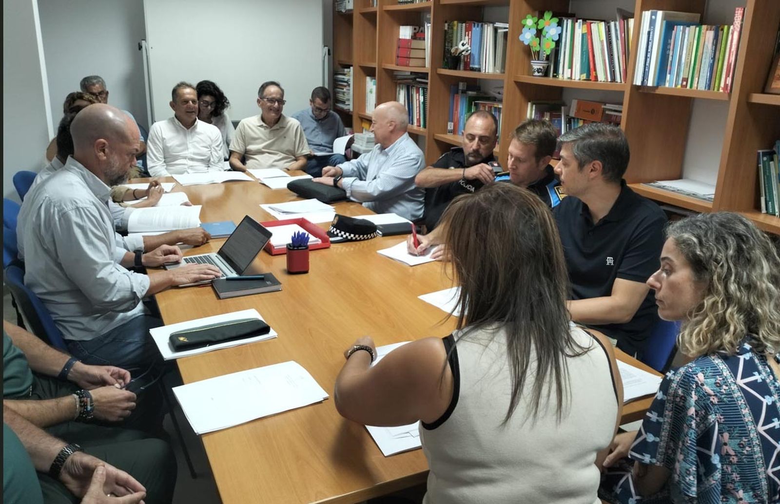 Un momento de la reunión del grupo técnico celebrada este lunes en la sede de la Consejería
