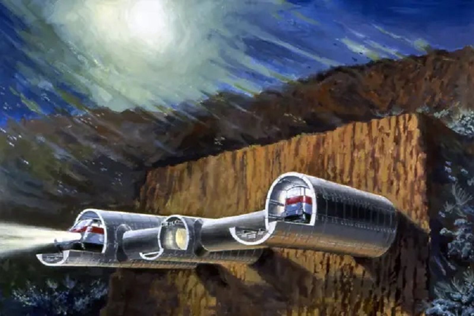 Recreación del túnel / LA RAZÓN