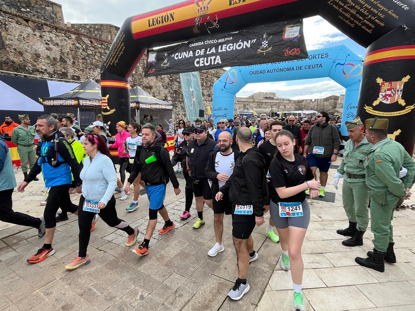 La previa y el inicio de la X Cuna de la Legión a través del objetivo de Reduan