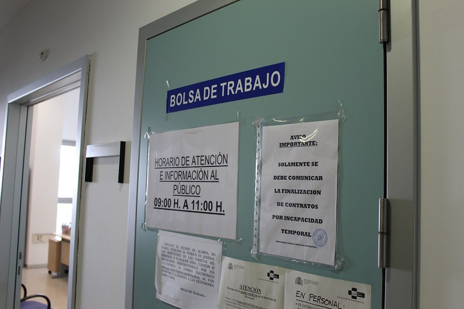 La bolsa de trabajo del INGESA se abrirá de forma digital tras su aprobación en la mesa sectorial. / FOTO E.P.