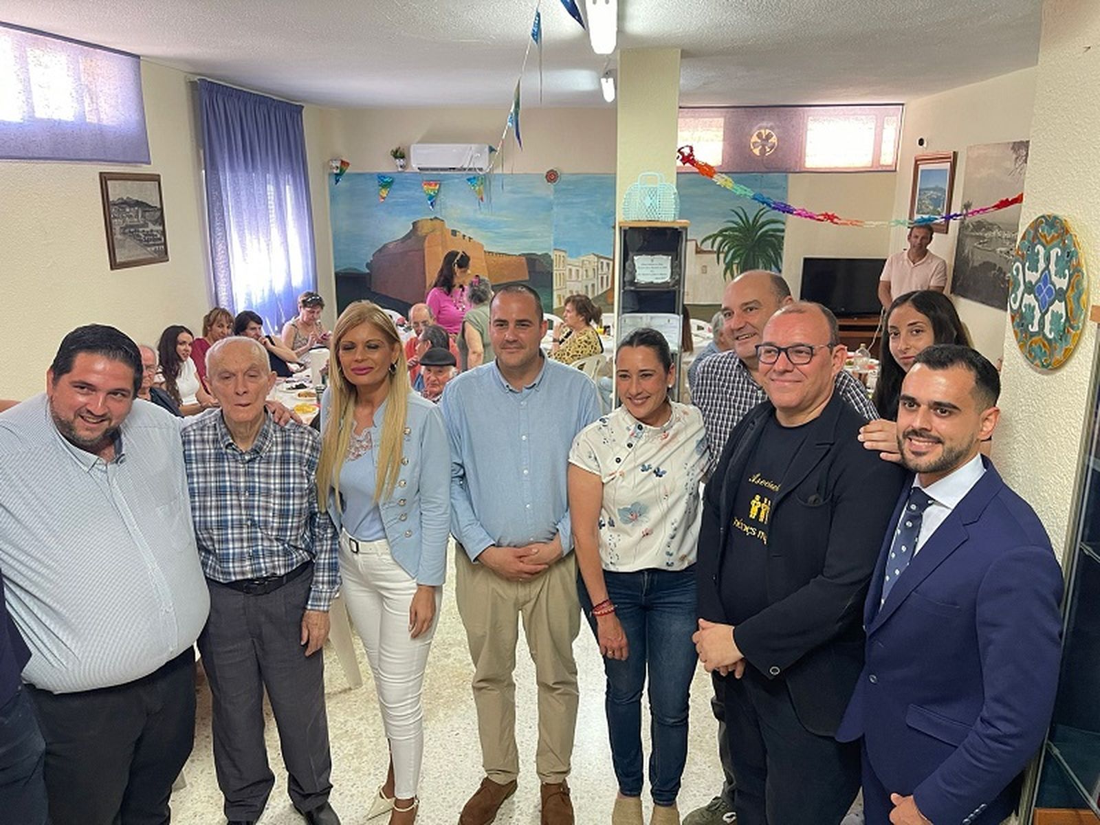 Miembros de la Casa de Ceuta en Algeciras. / FOTO CEDIDA