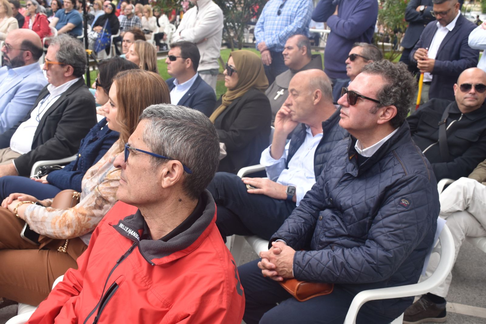 Acto del PP por el Día de Europa en la Plaza de África, con la presencia de su presidente nacional, Alberto Núñez Feijóo