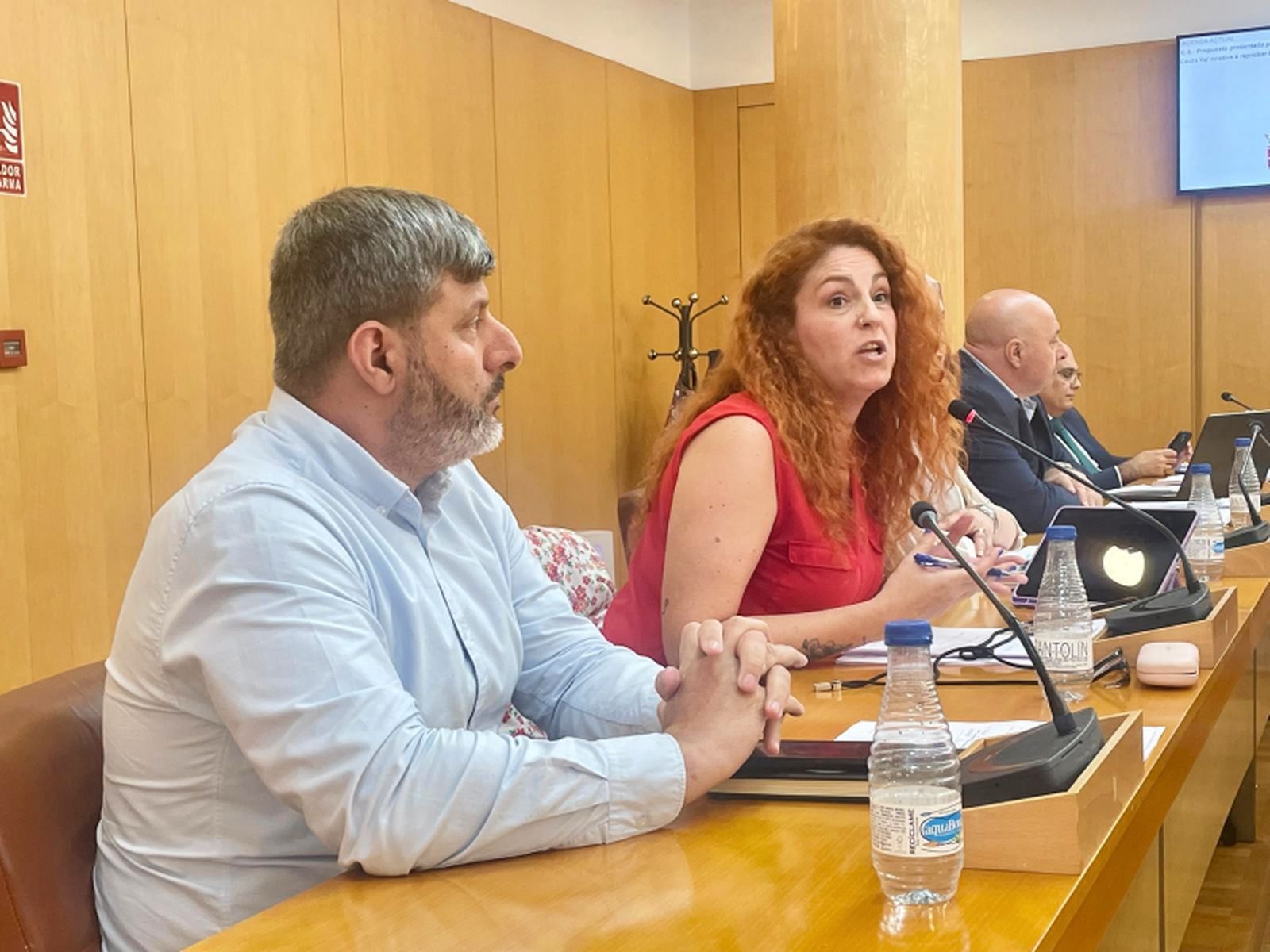 Julia Ferreras, en la defensa de la propuesta / Reduan