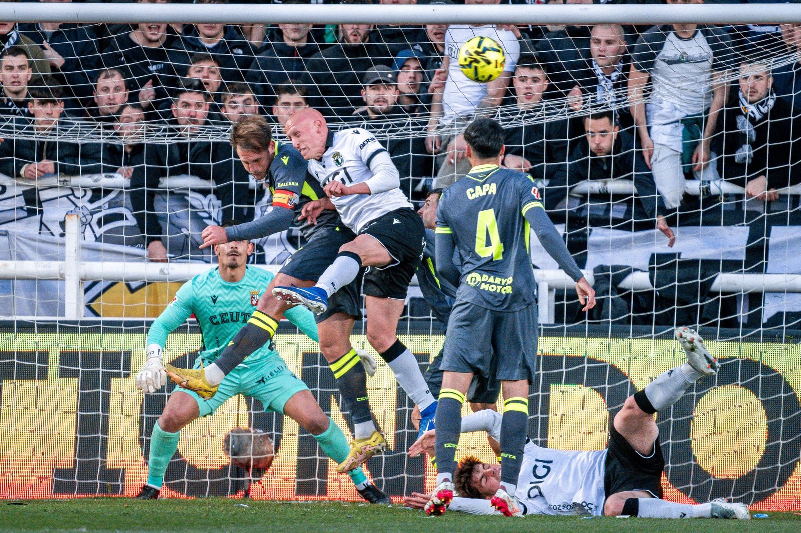 Burgos-AD Ceuta, partido de la Liga Hypermotion