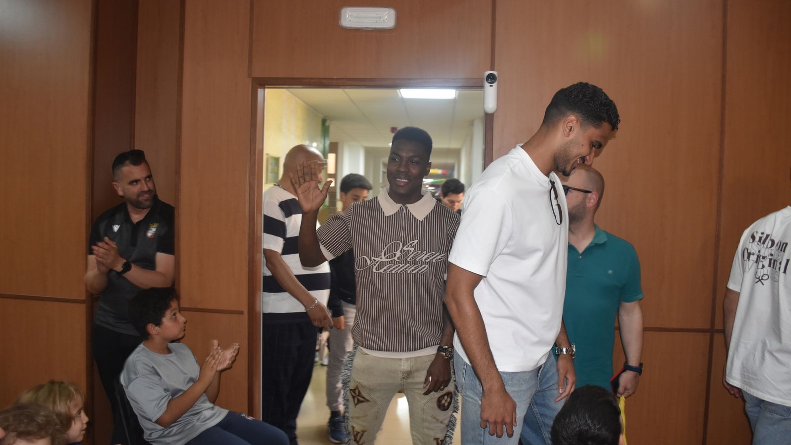 La AD Ceuta visita el Colegio San Daniel