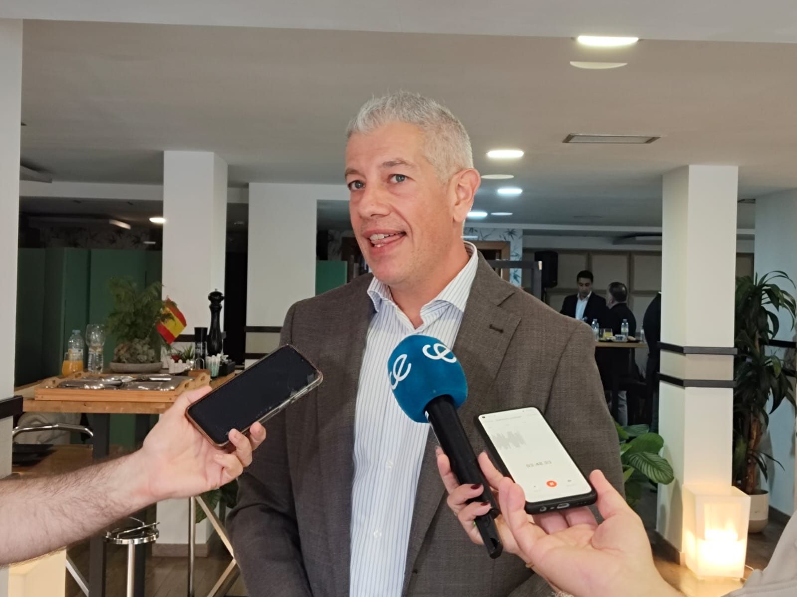 Arturo Giménez, experto de CaixaBank invitado como ponente a la sesión formativa organizada por la Cámara de Comercio