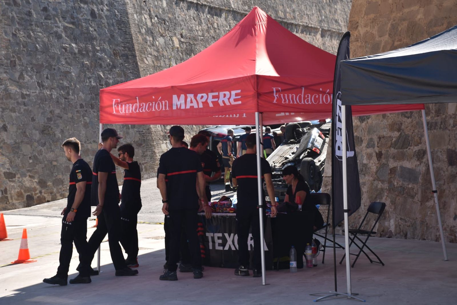 Bomberos de toda España protagonizan en Ceuta una jornada técnica y de formación práctica en rescates