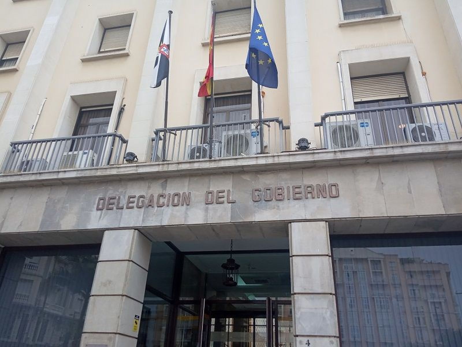 Fachada de la Delegación del Gobierno