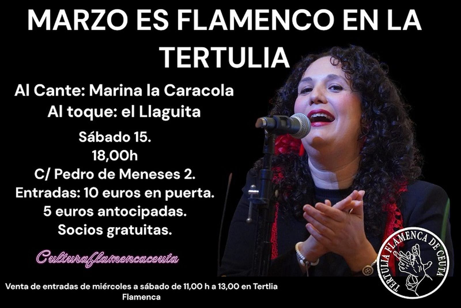 Cartel de la actuación del sábado. / FOTO CEDIDA