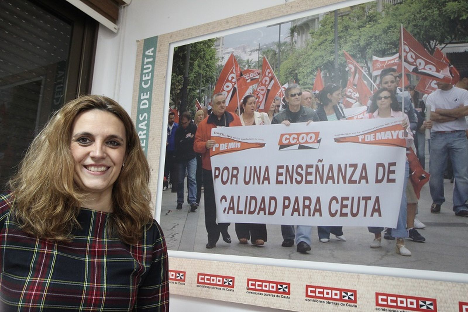 Lorena Díaz, secretaria general de CCOO-Enseñanza