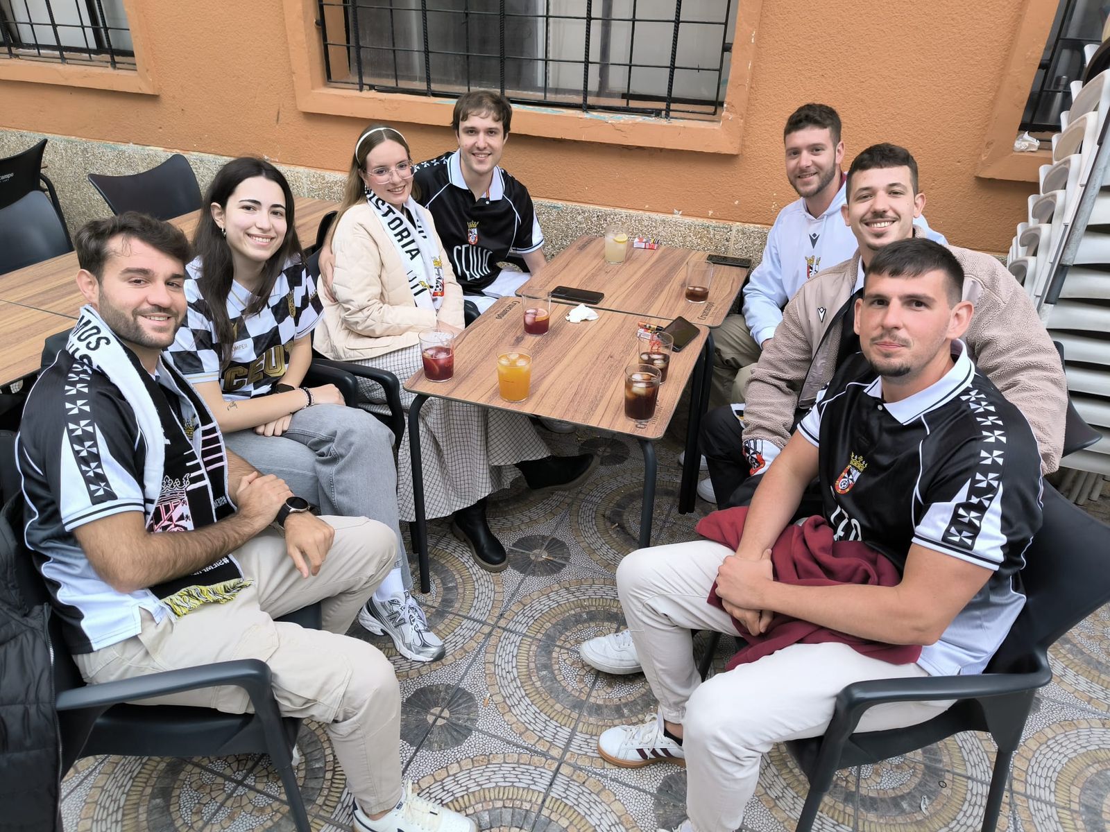 Asi vivió Nicol's la previa del partido AD Ceuta-Racing