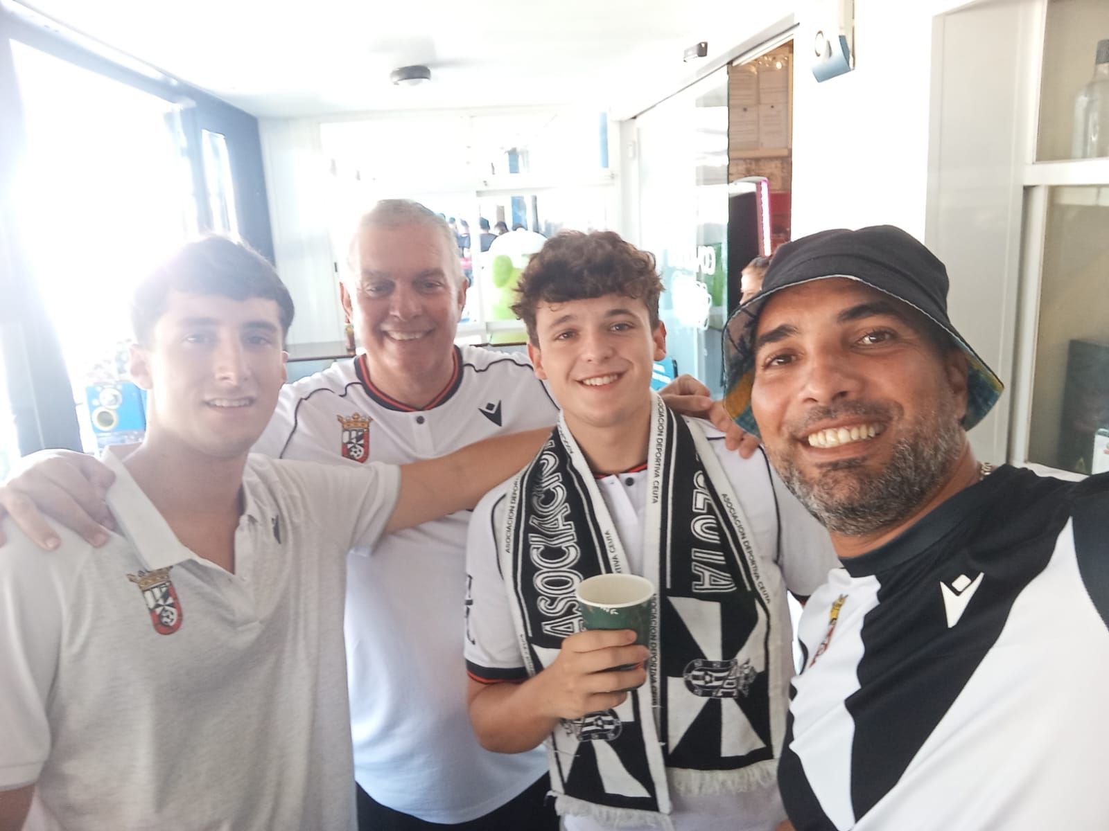 Gran  ambiente caballa antes de iniciar el encuentro ante el RCD Mallorca en el estadio Son Moix