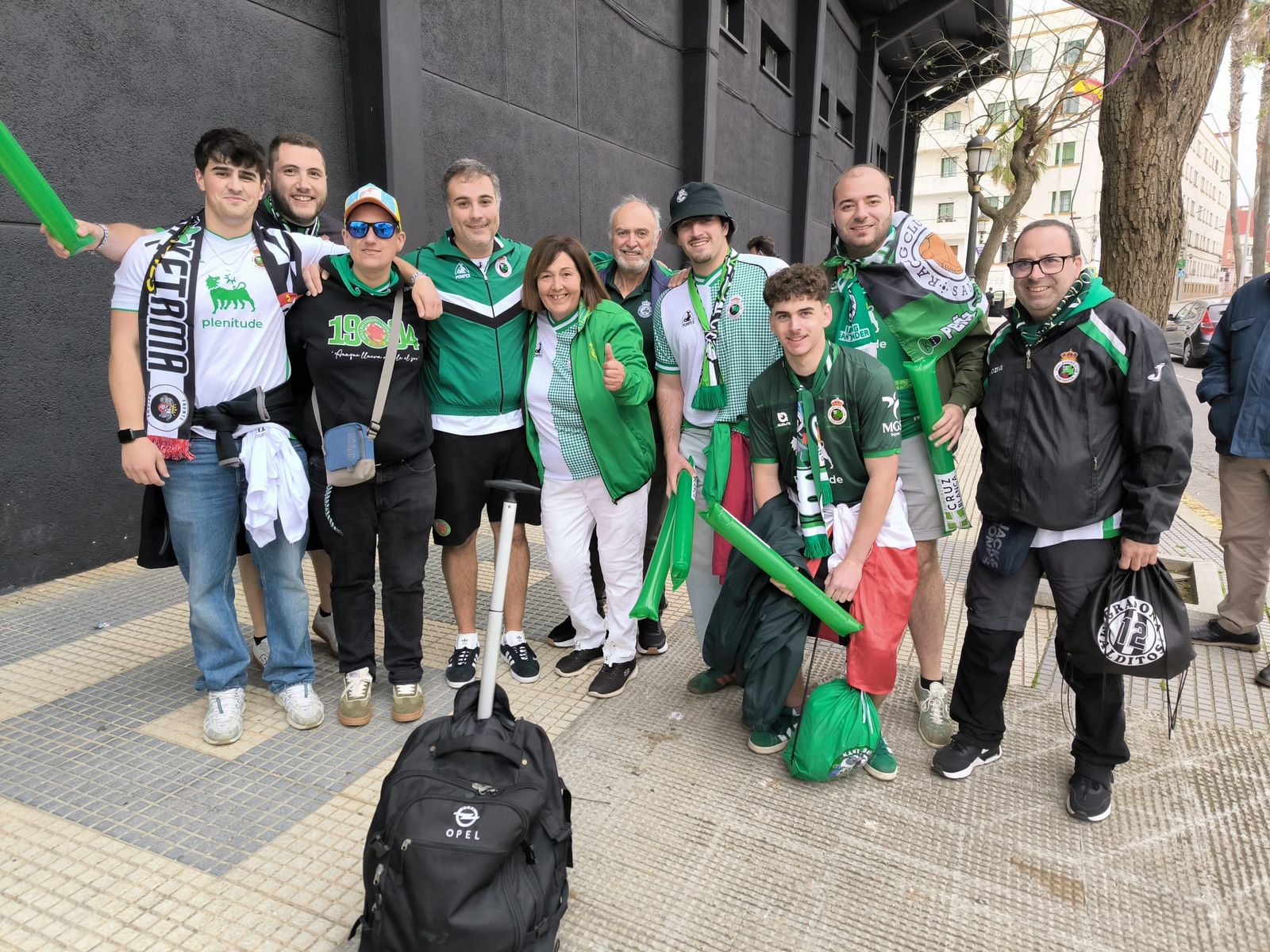 Asi vivió Nicol's la previa del partido AD Ceuta-Racing