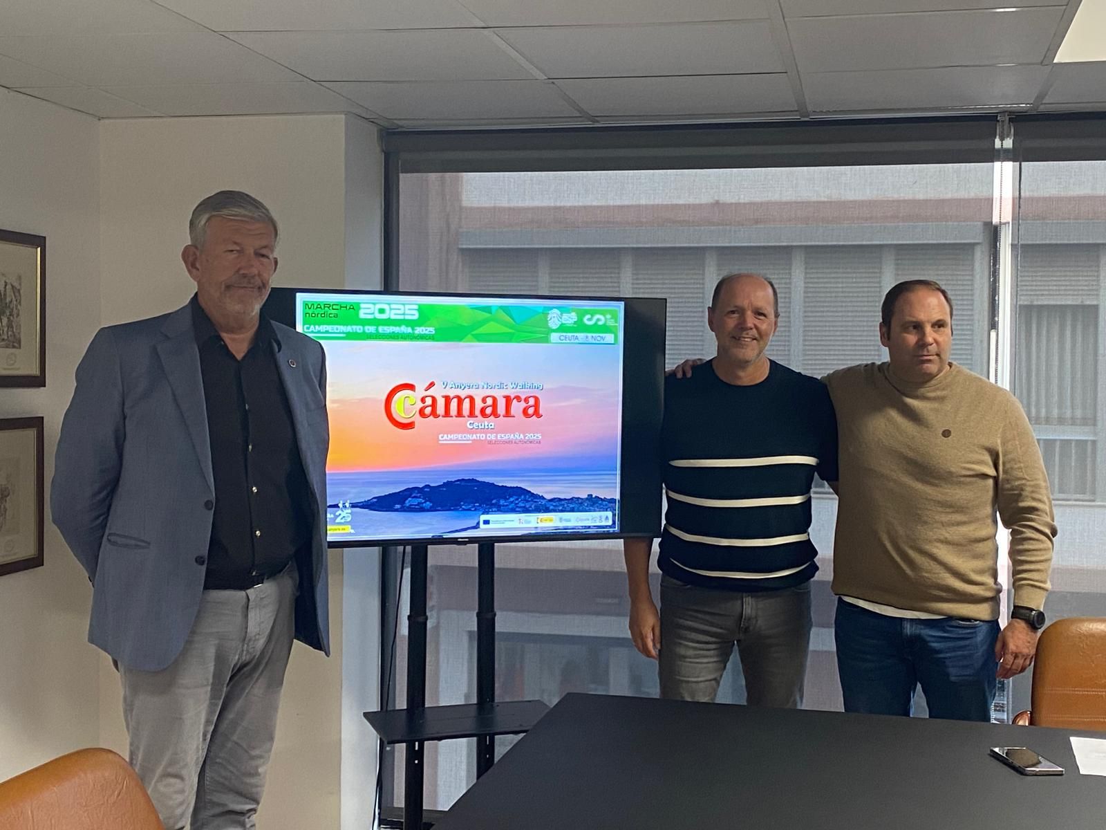 Imagen de la presentación en la sala de prensa.