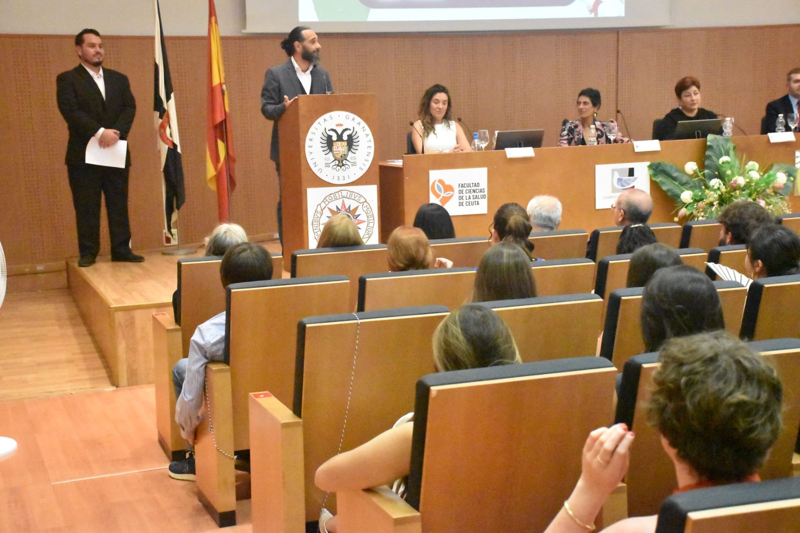 Graduación en el Campus de los posgrados de la Universidad de Granada en Ceuta