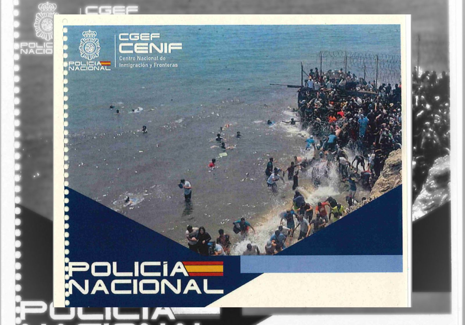 Portada del informe del CENIF sobre la entrada masiva irregular en Ceuta