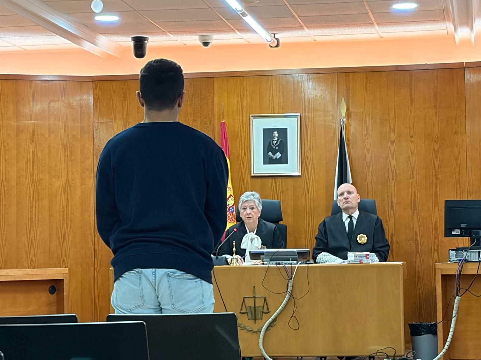 S.A.M. reconoce los hechos frente al tribunal.