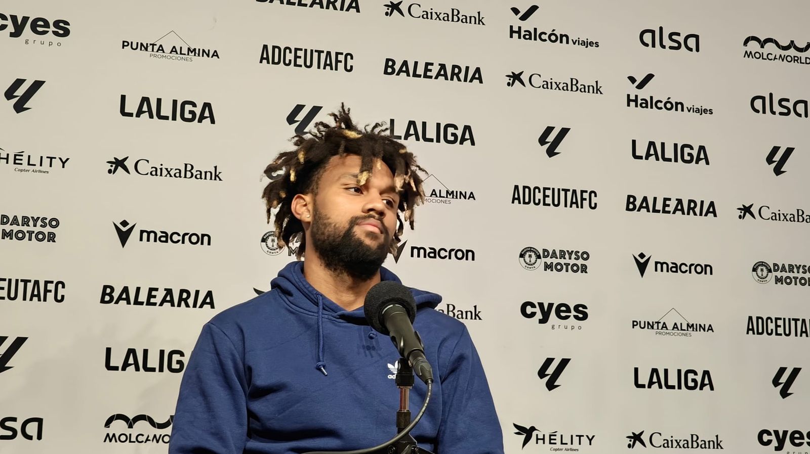 Konrad, jugador de la AD Ceuta