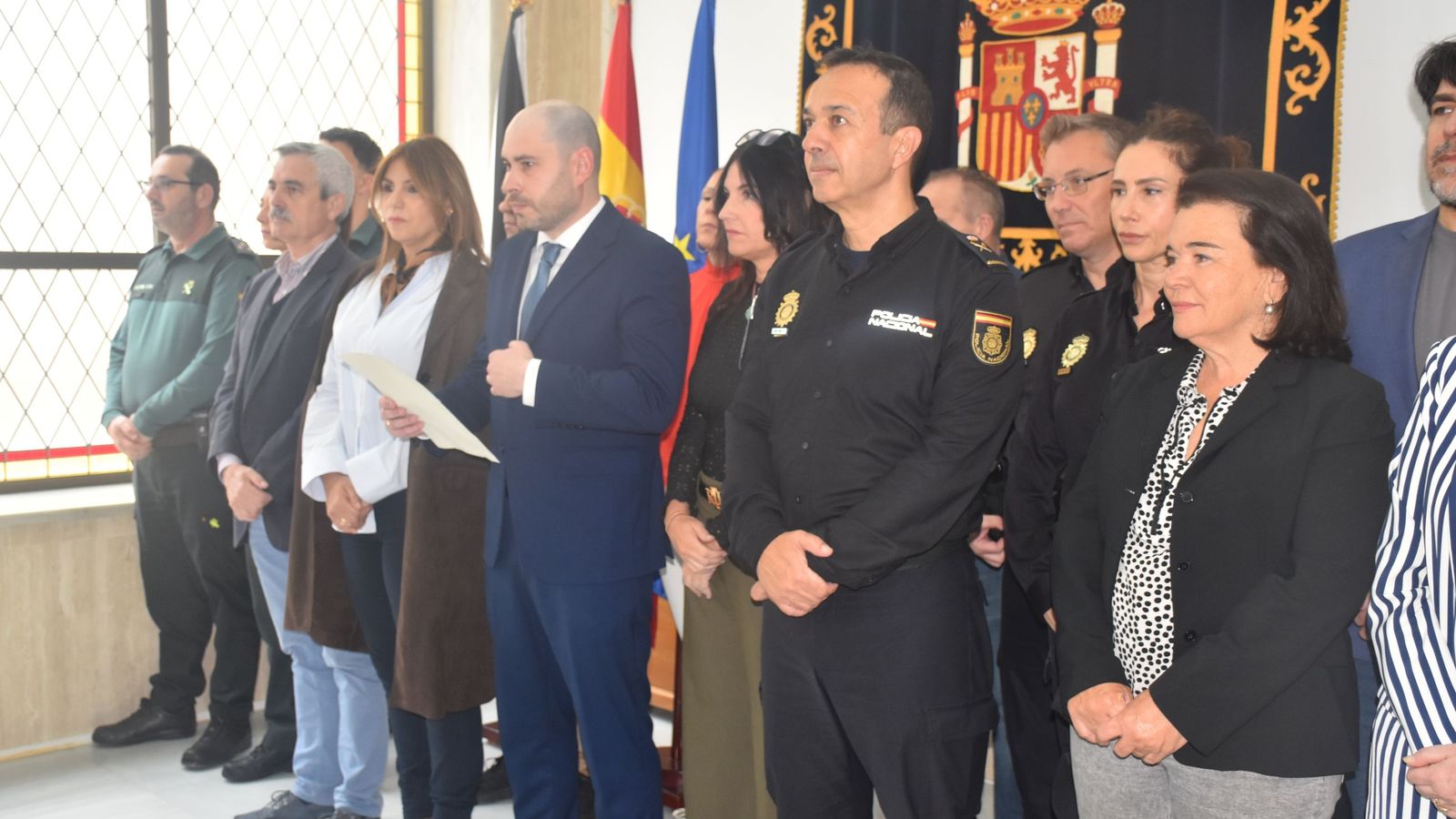 Momentos previos a la reunión en la Delegación del Gobierno