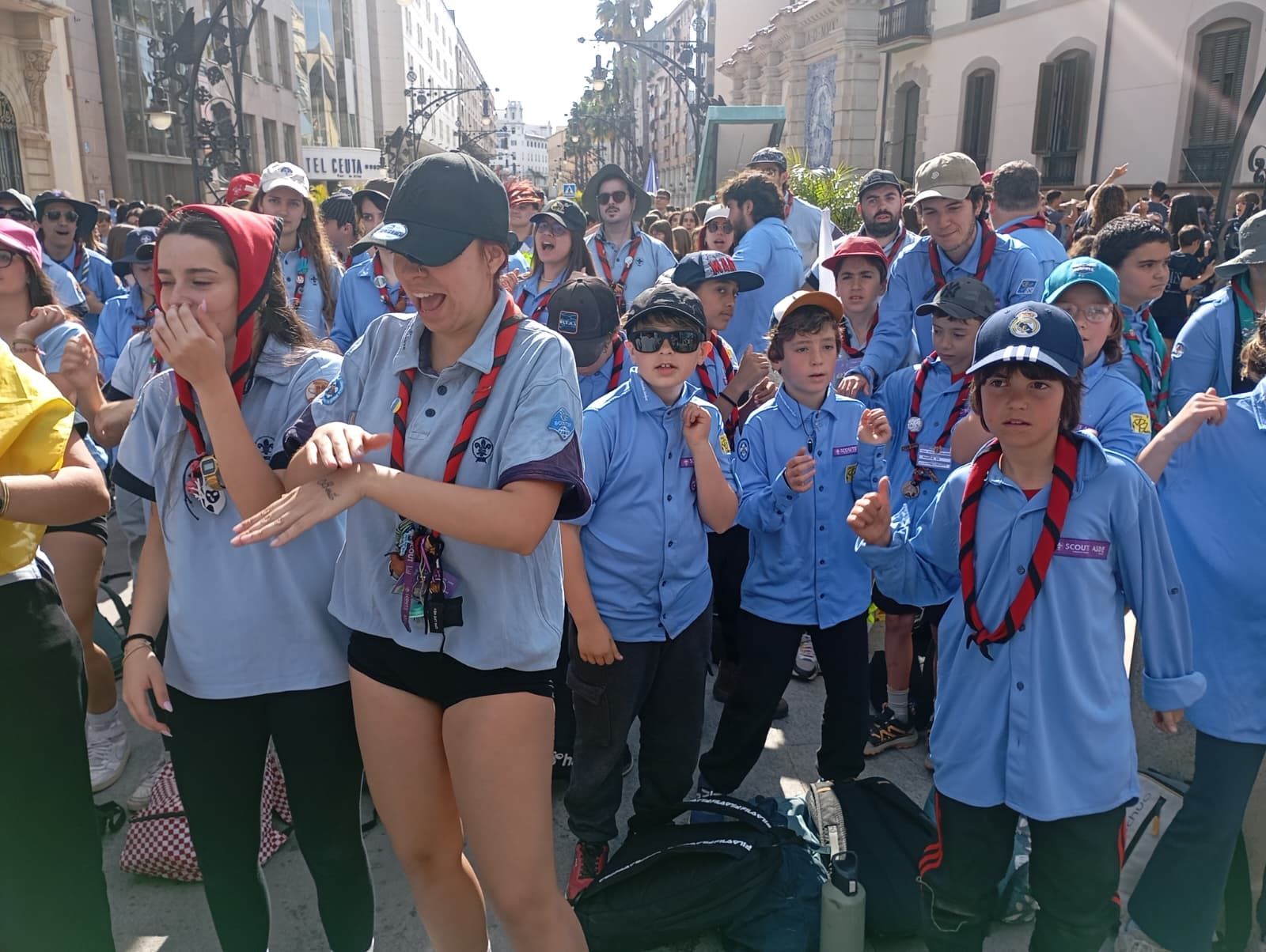 Ceuta da la bienvenida al movimiento scout con una hermosa ceremonia