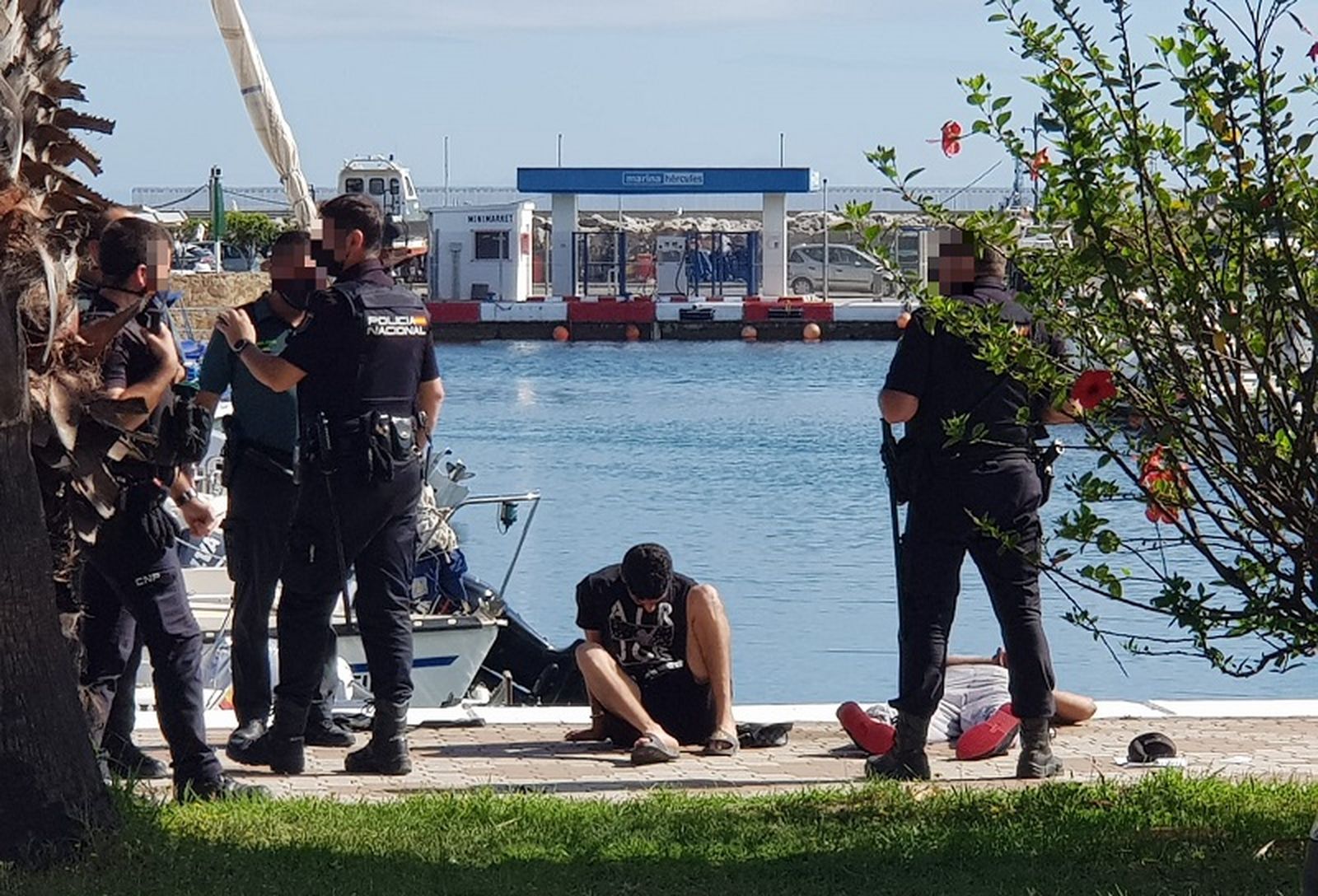 Momento de la detención. / FOTO EL PUEBLO Momento de la detención. / FOTO EL PUEBLO