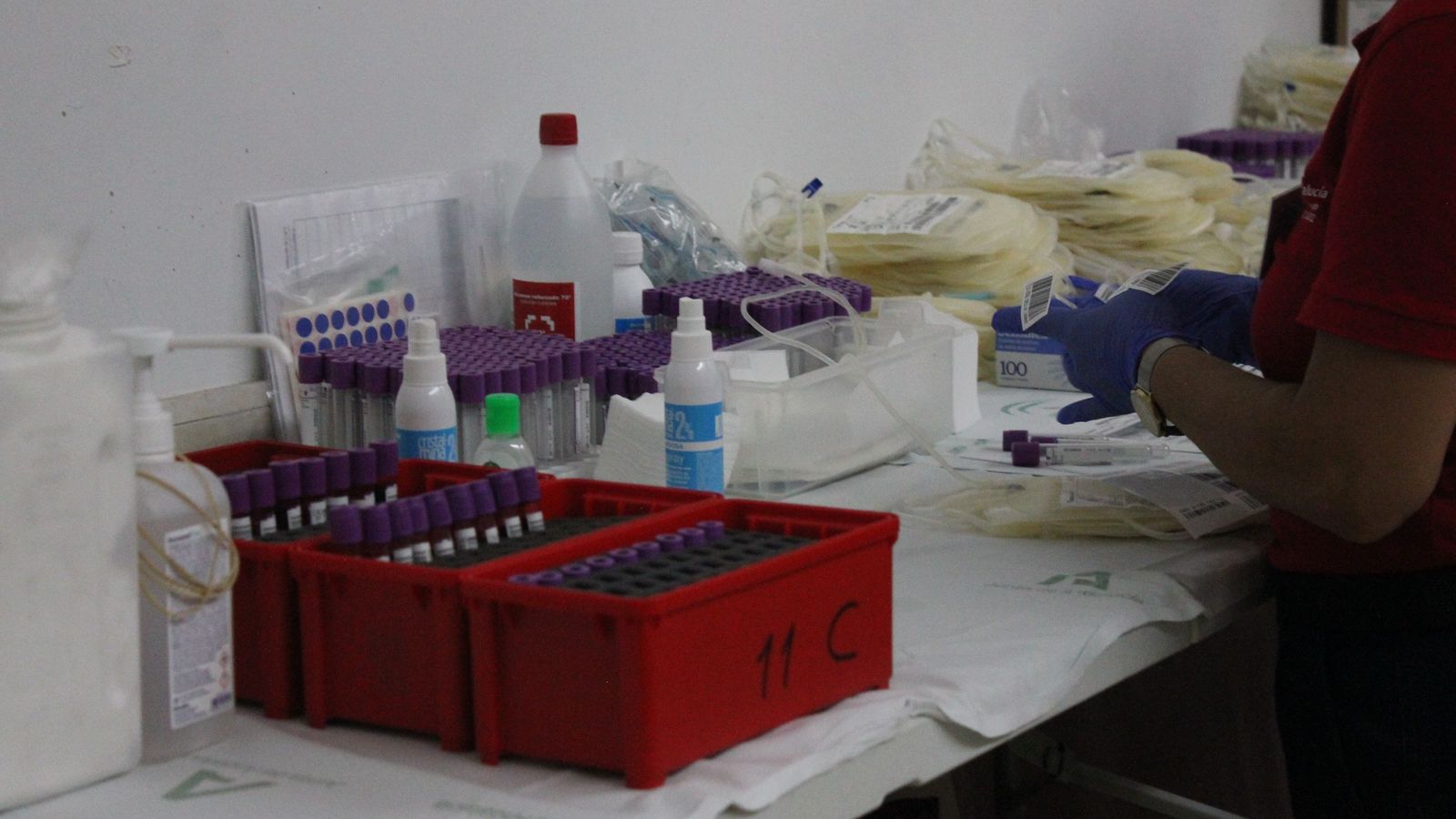 La campaña de donación de sangre busca nuevos voluntarios estos días en el Revellín