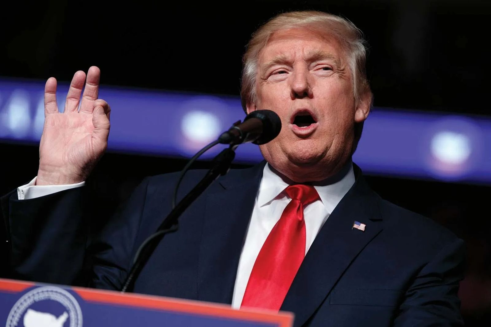 El presidente de EE.UU. Donald Trump.