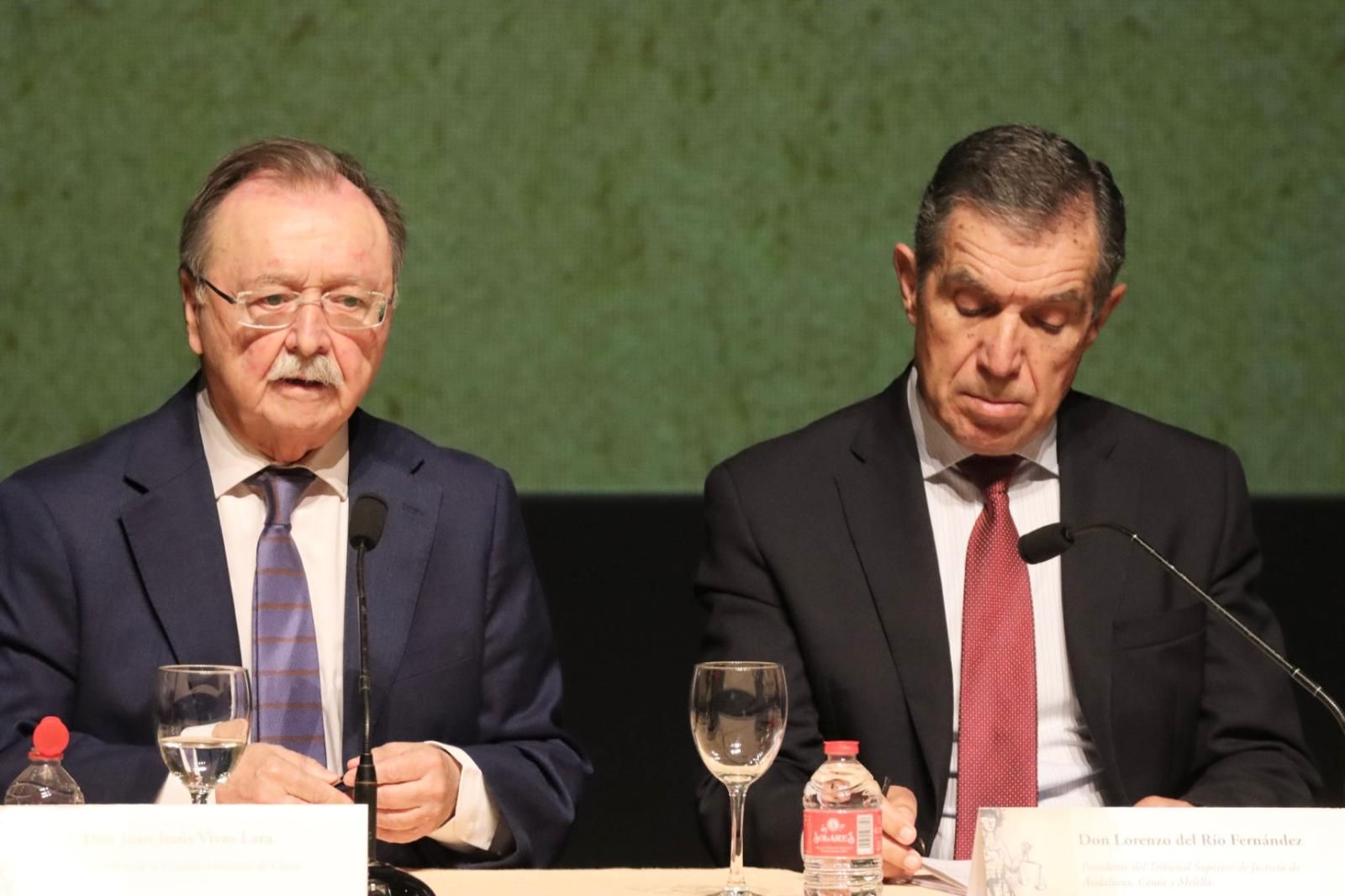 El presidente Vivas junto a Lorenzo del Río este jueves