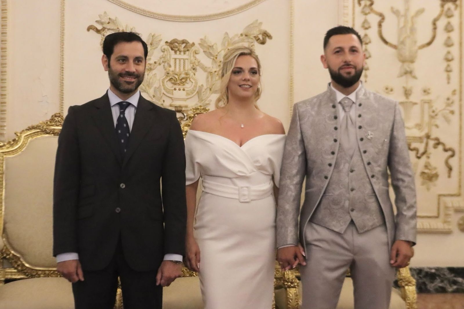 Eduardo y Tamara se dan el “sí, quiero” en el Salón del Trono