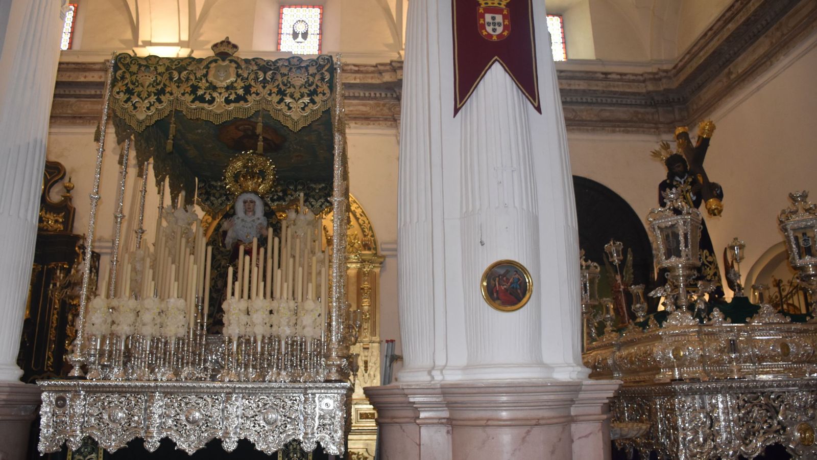 Procesión y bendición de las palmas y misa en el Santuario de África por el Domingo de Ramos