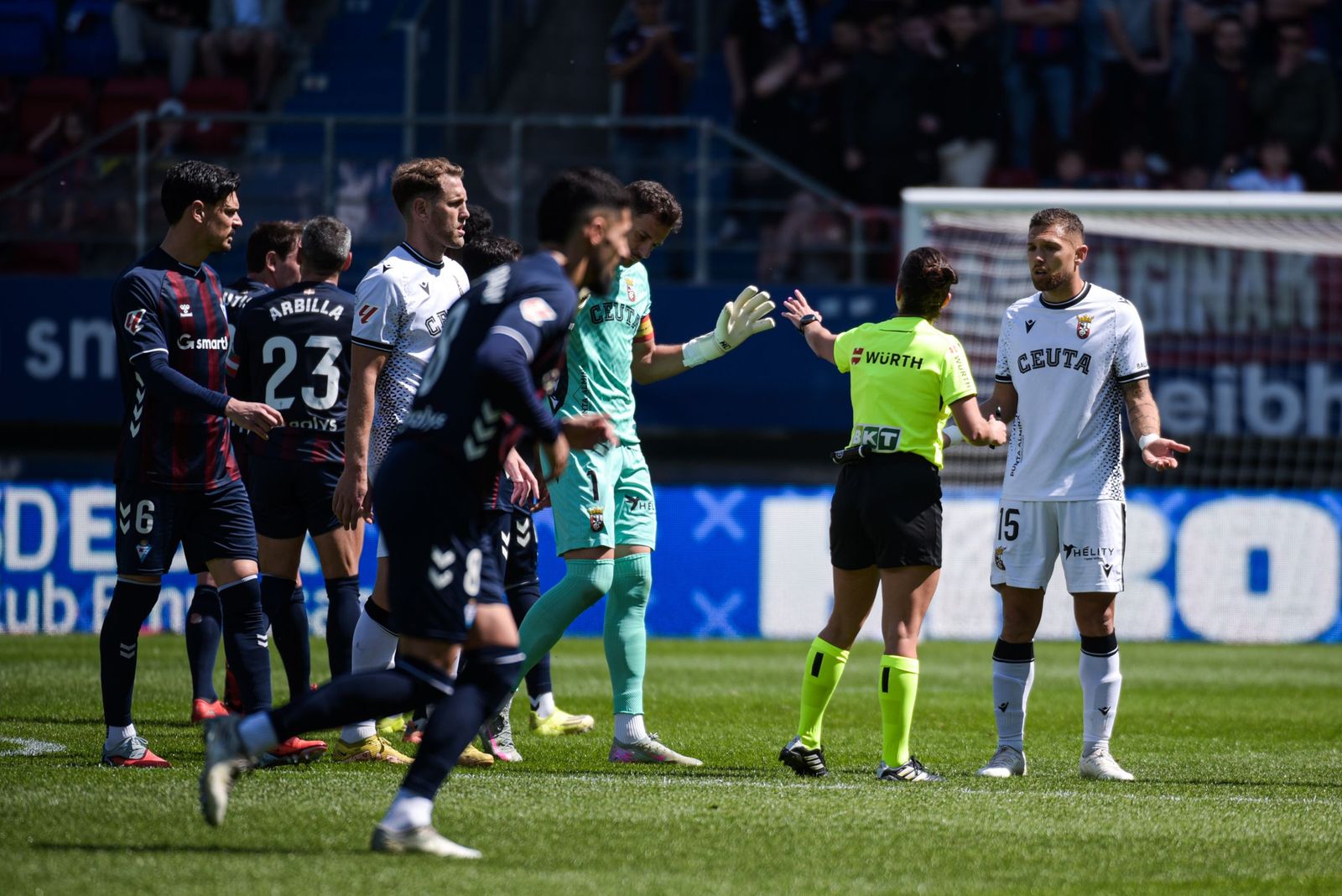 Eibar-AD Ceuta, partido de la Liga Hypermotion