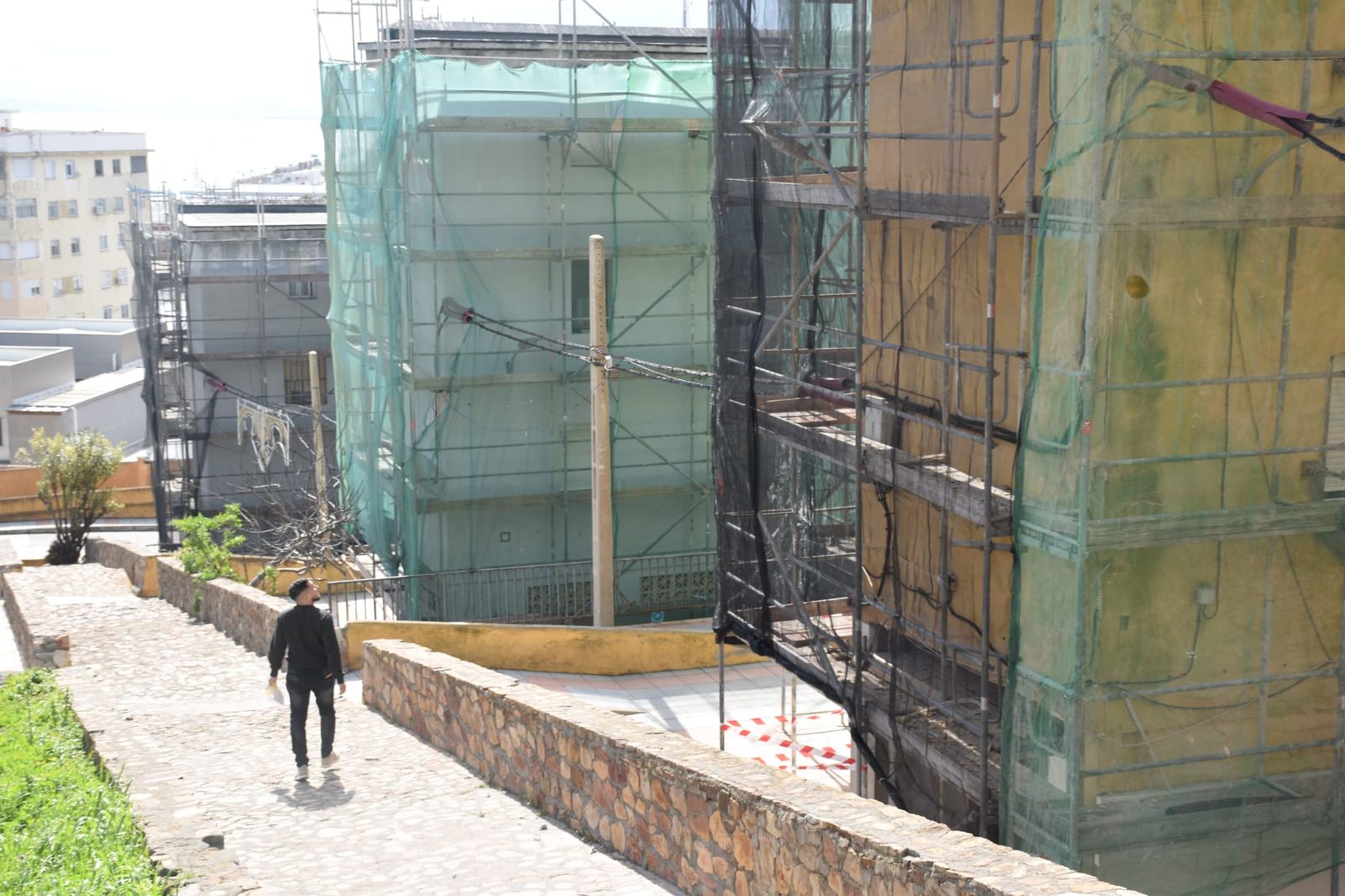 Las obras en las fachadas del Príncipe Felipe estarán acabadas en dos años