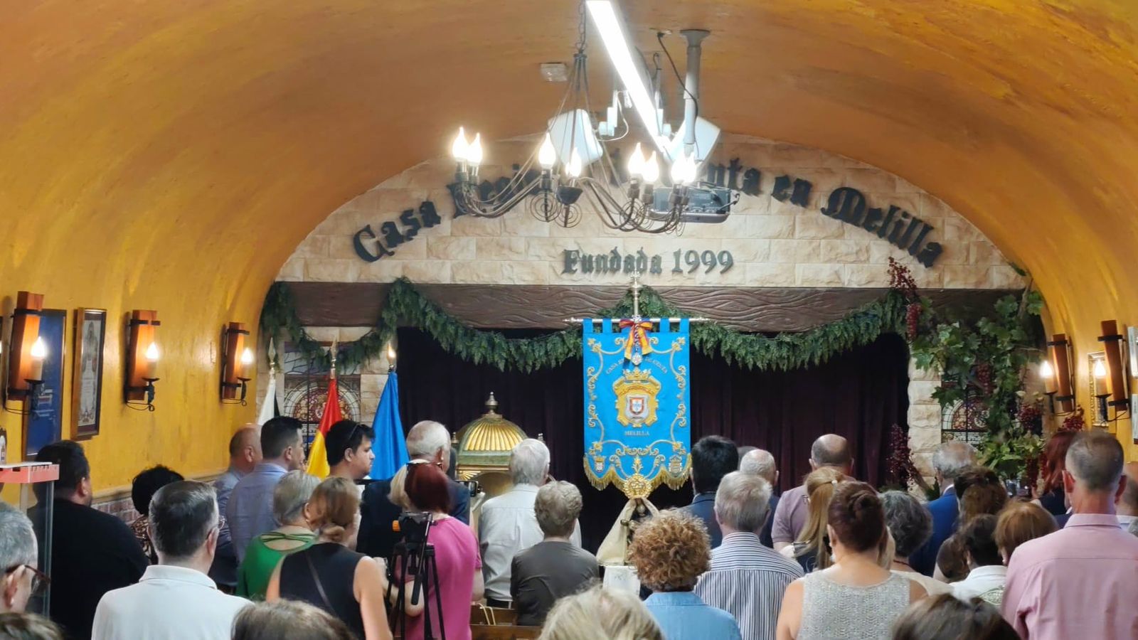 La Casa de Ceuta en Melilla barrotada en la inauguración