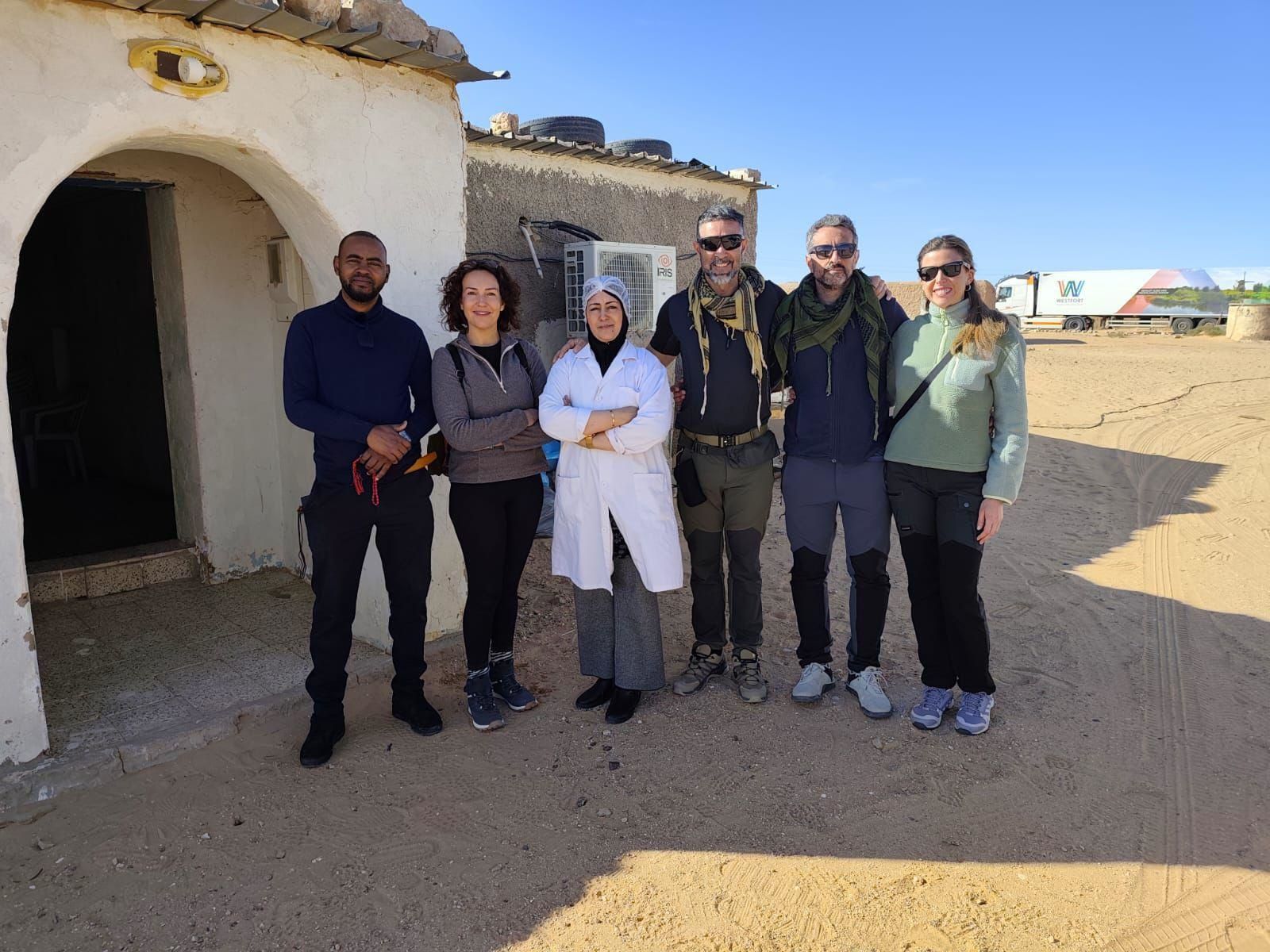 Grupo de matronas del Hospital participante en la misión