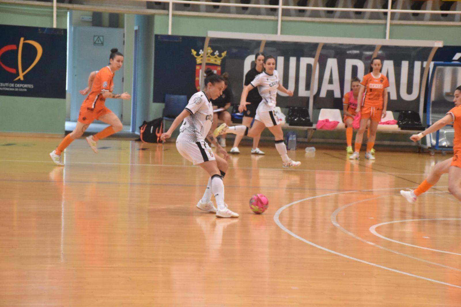 Partido AD Ceuta frente al Burela