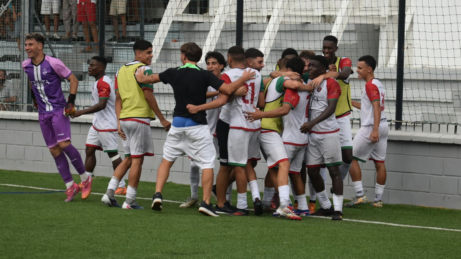 Celebración gol Sporting
