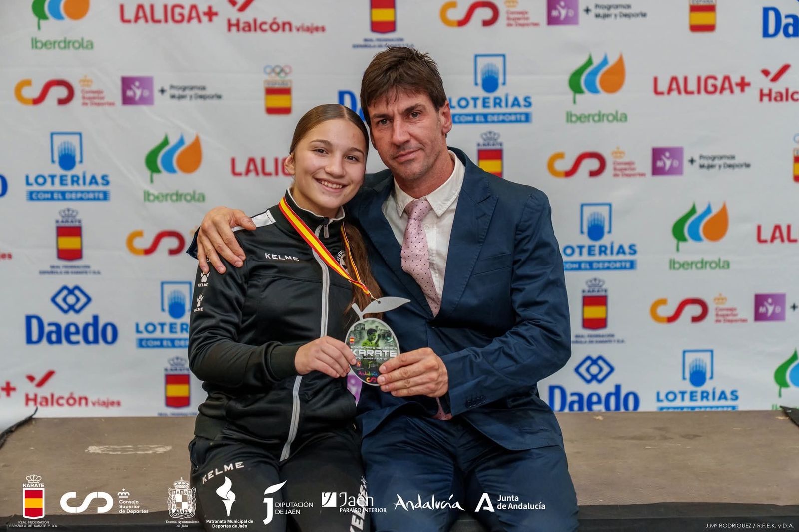 Julia Melgar con Cristóbal Mateo