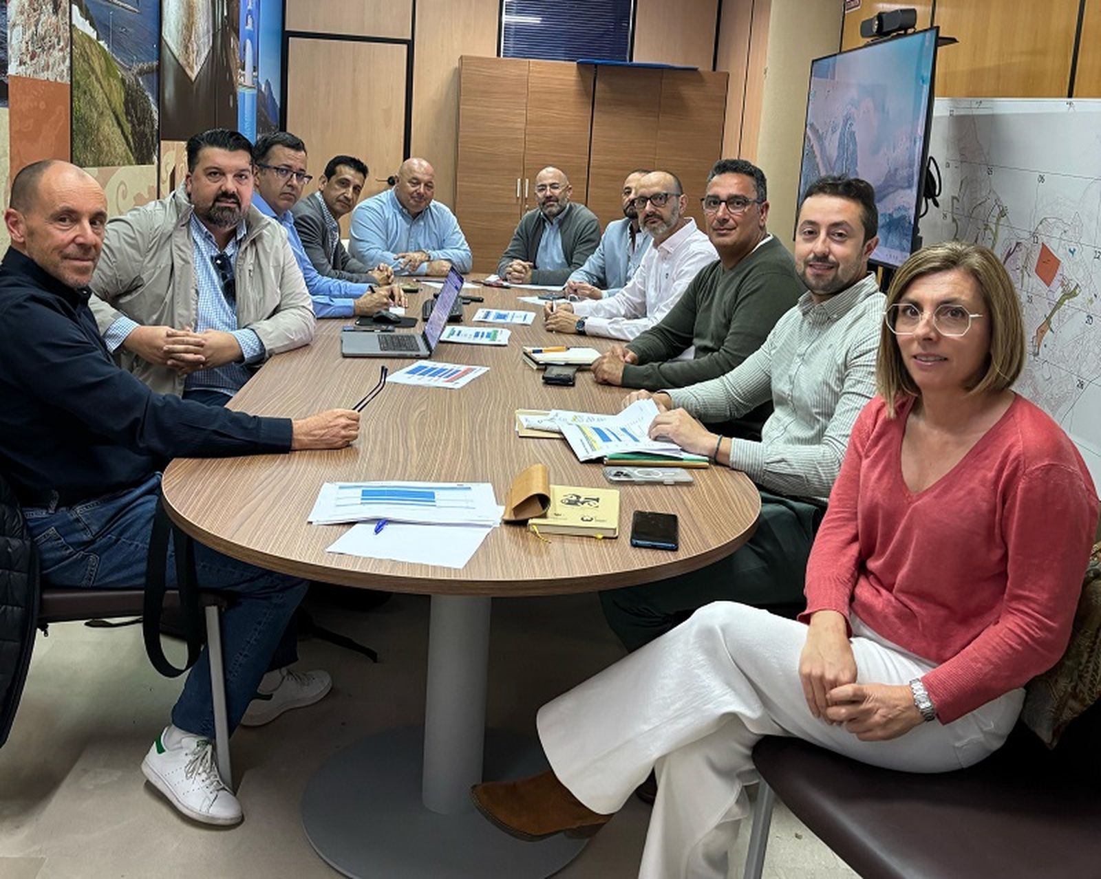 Imagen de la reunión. / FOTO CEDIDA