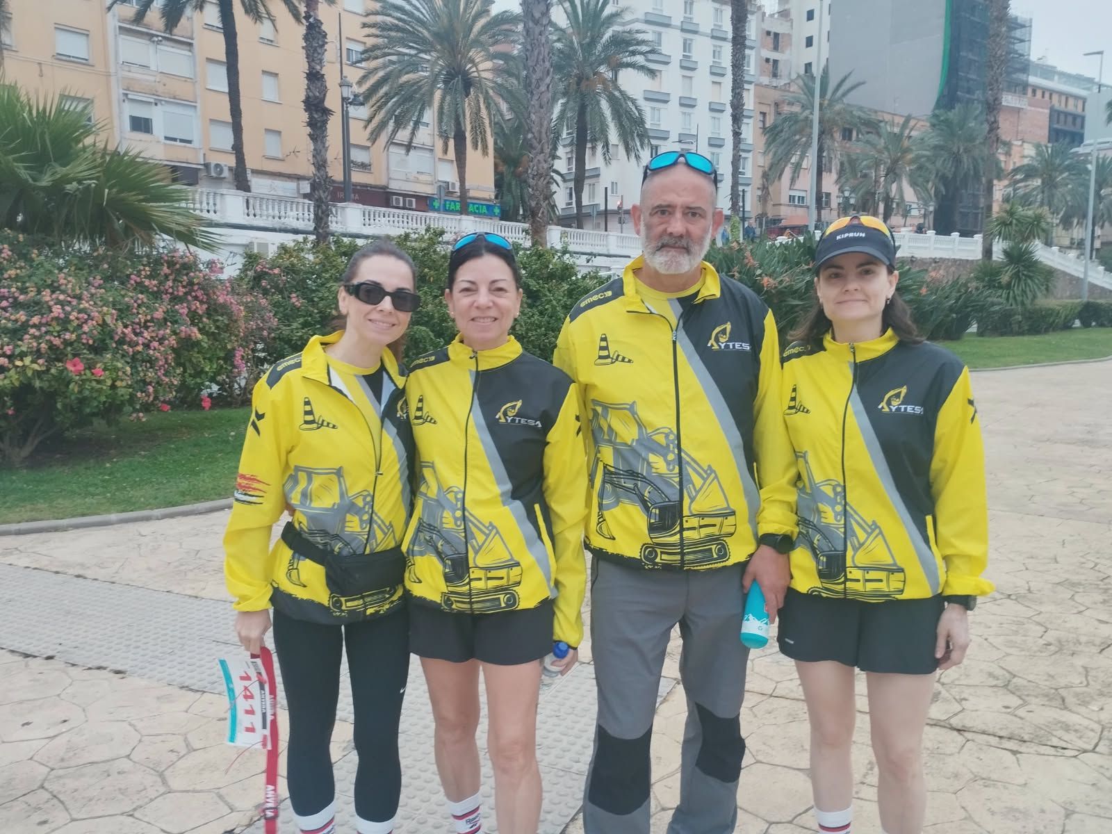 Participantes en la 'Vuela a Ceuta Andando'