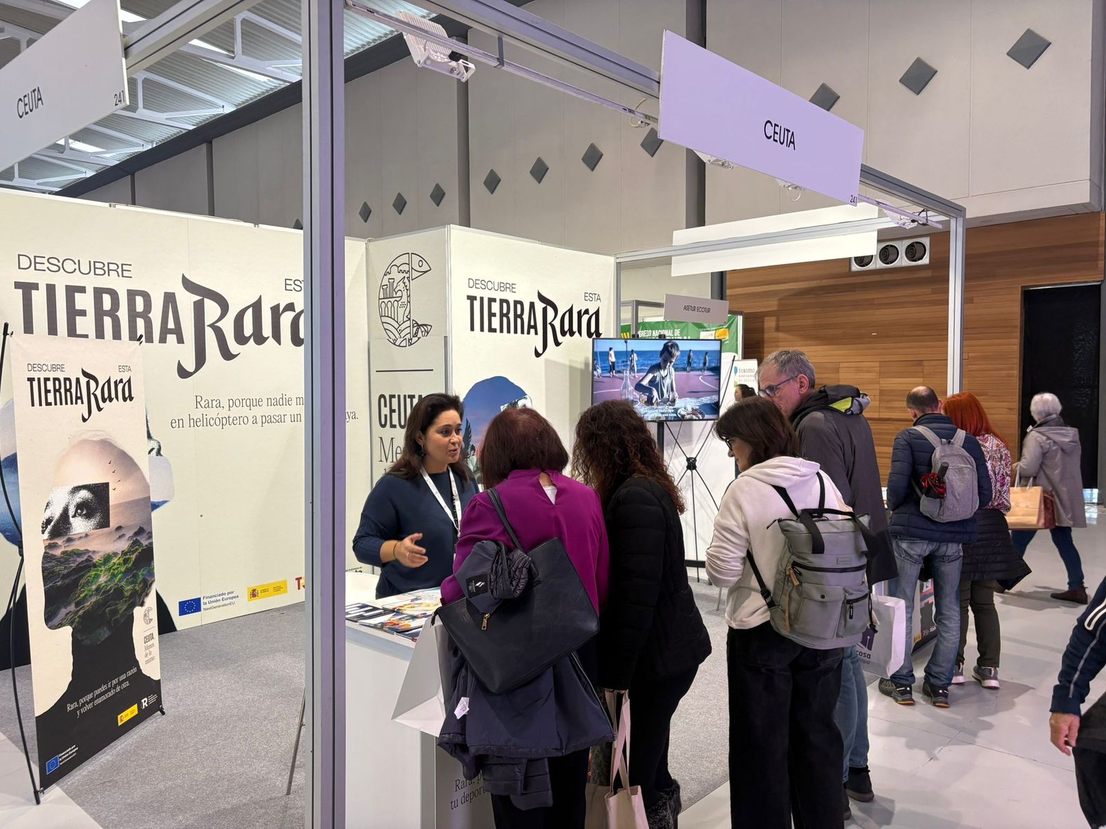 Presencia de Ceuta en la Feria de Turismo INTUR de Valladolid