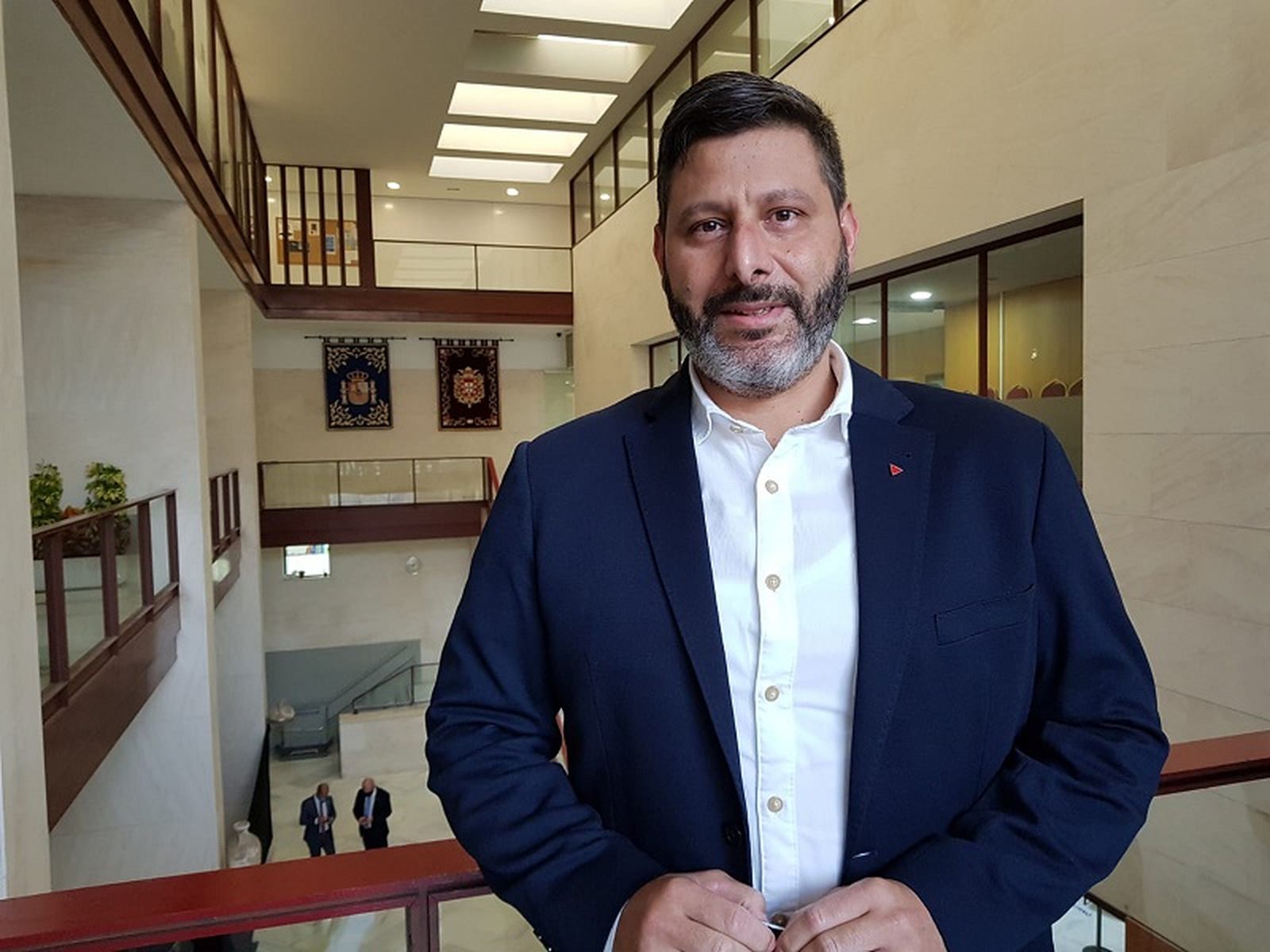 El secretario general de Ceuta Ya!, Mohamed Mustafa/FOTO EL PUEBLO