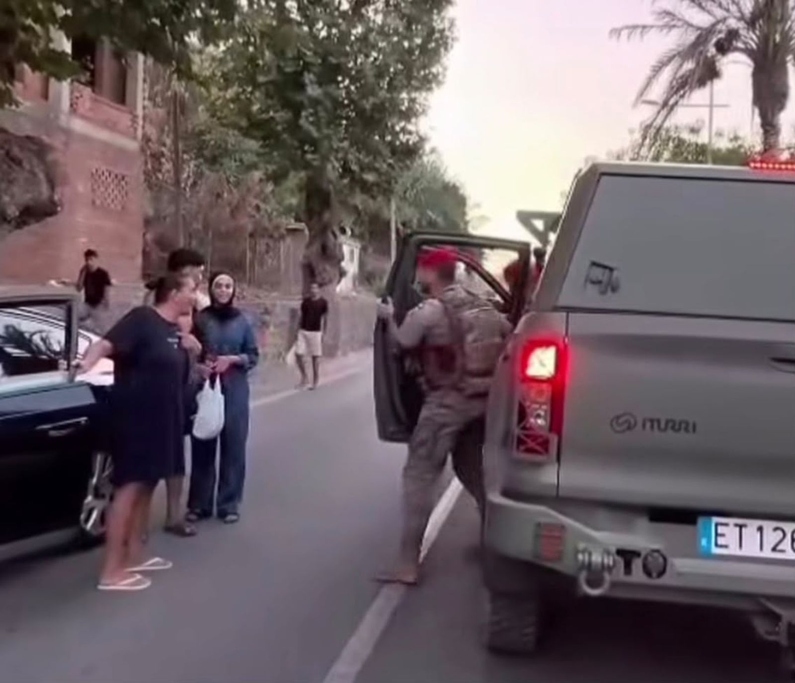 Momento de la detención