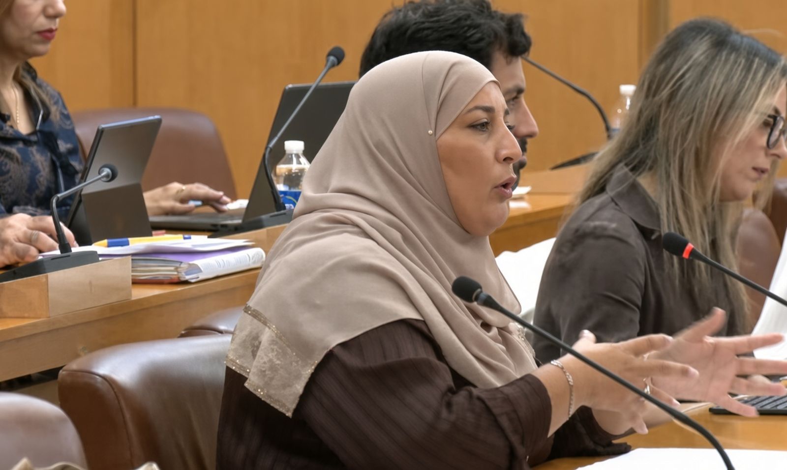 Nadia Mohamed, portavoz del MDyC
