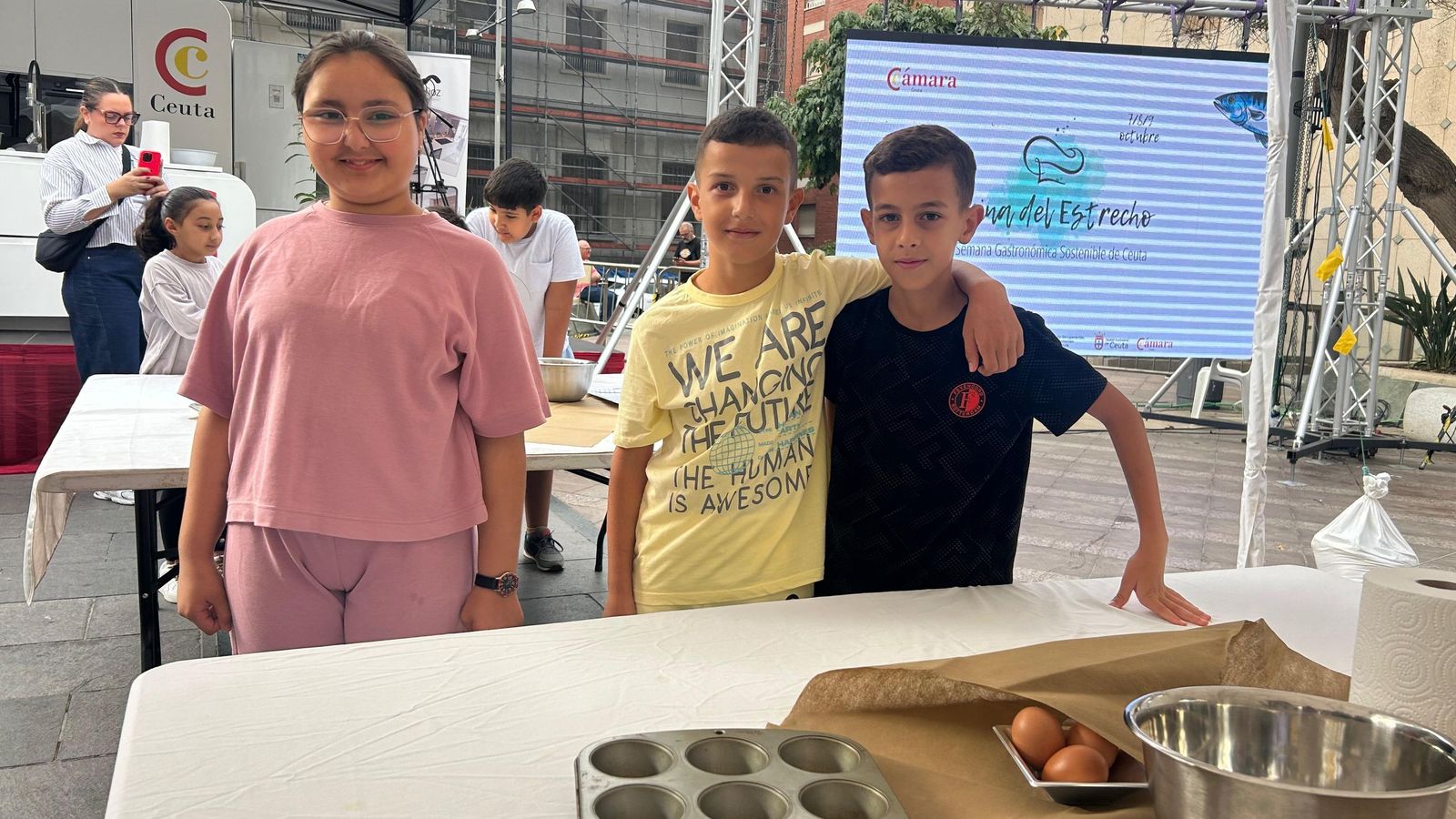 Taller de repostería de Alma 'Cupcake' para alumnos del CEIP Príncipe Felipe por la III Semana Gastronómica y Sostenible de Ceuta