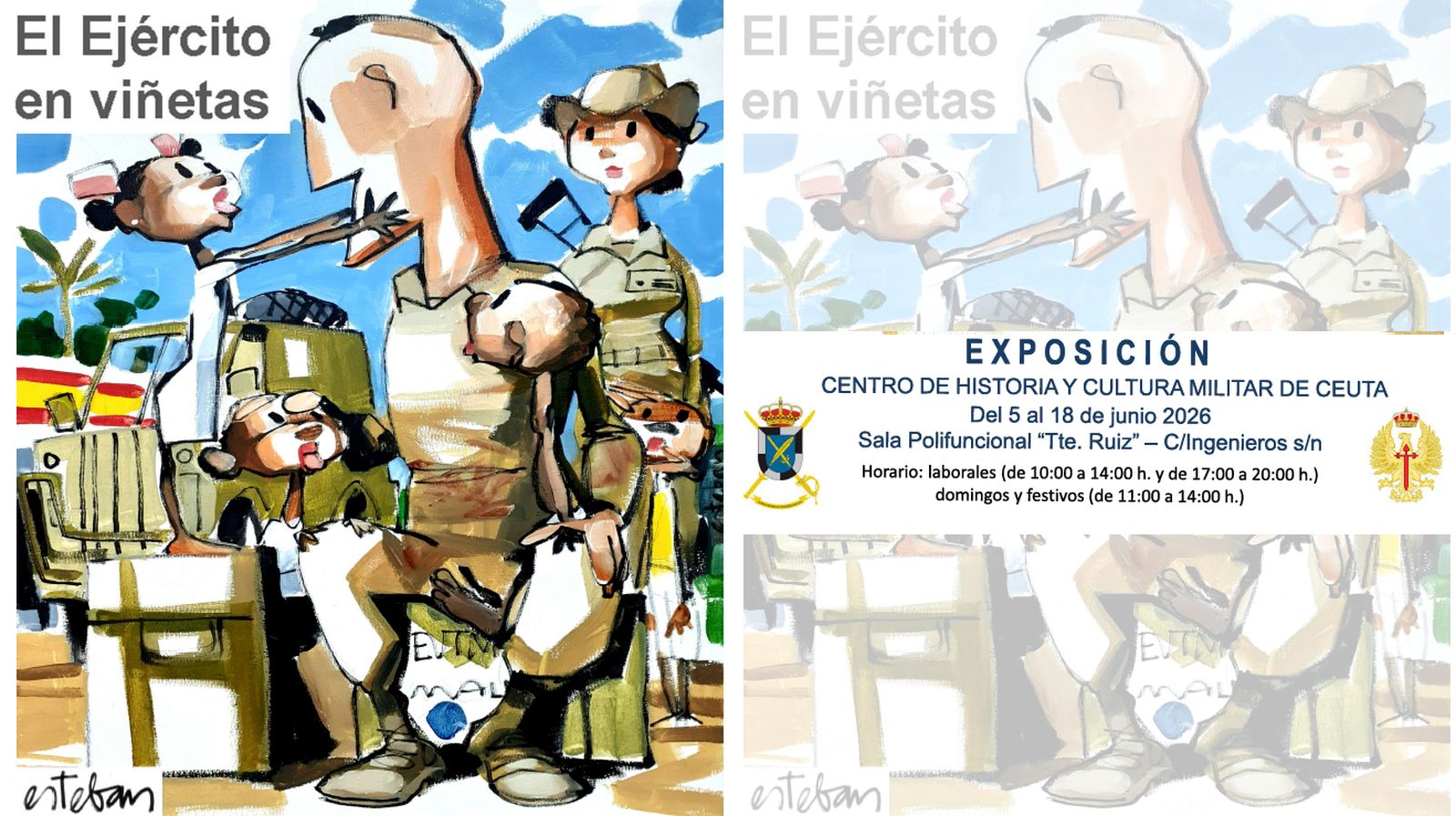 Cartel anunciador de la exposición