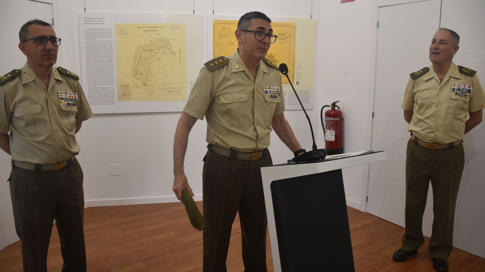 Declaraciones durante la exposición de este miércoles