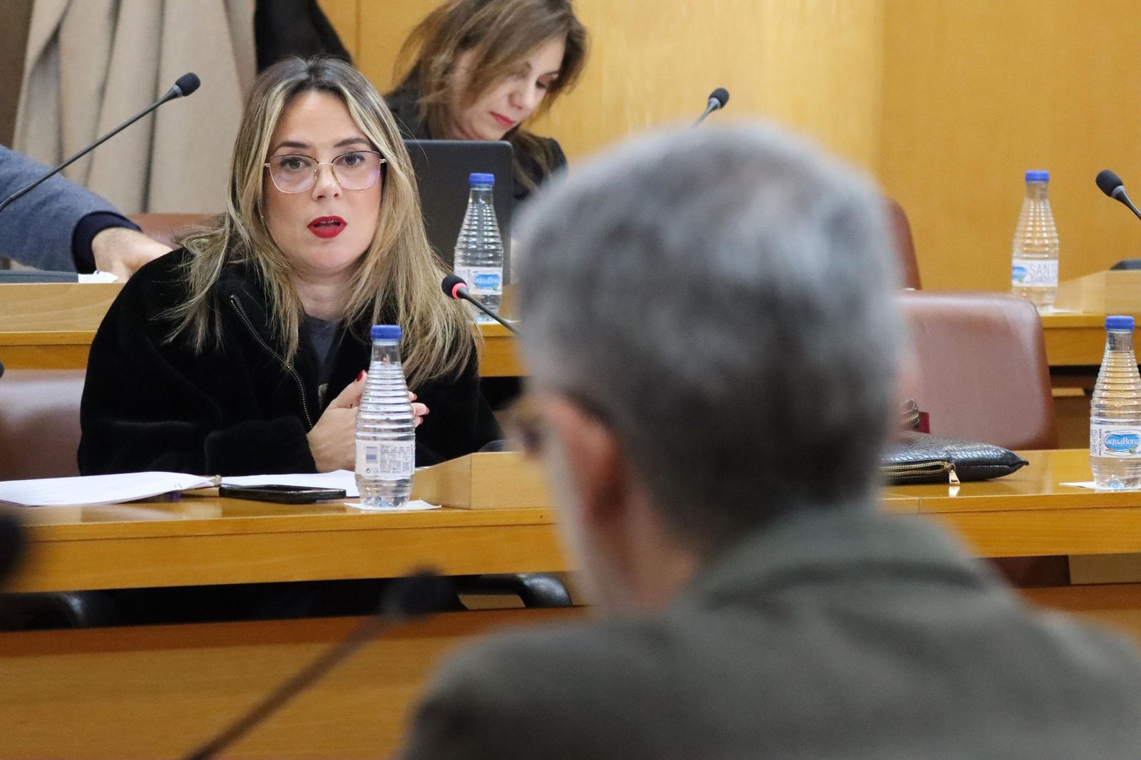 Orozco y Guerrero, durante el debate