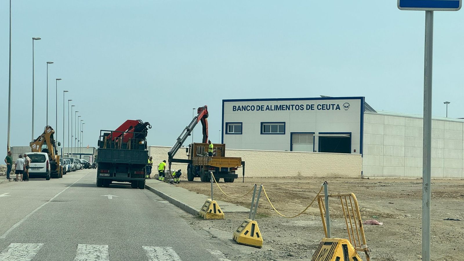 Trabajos de acondicionamiento en el Puerto